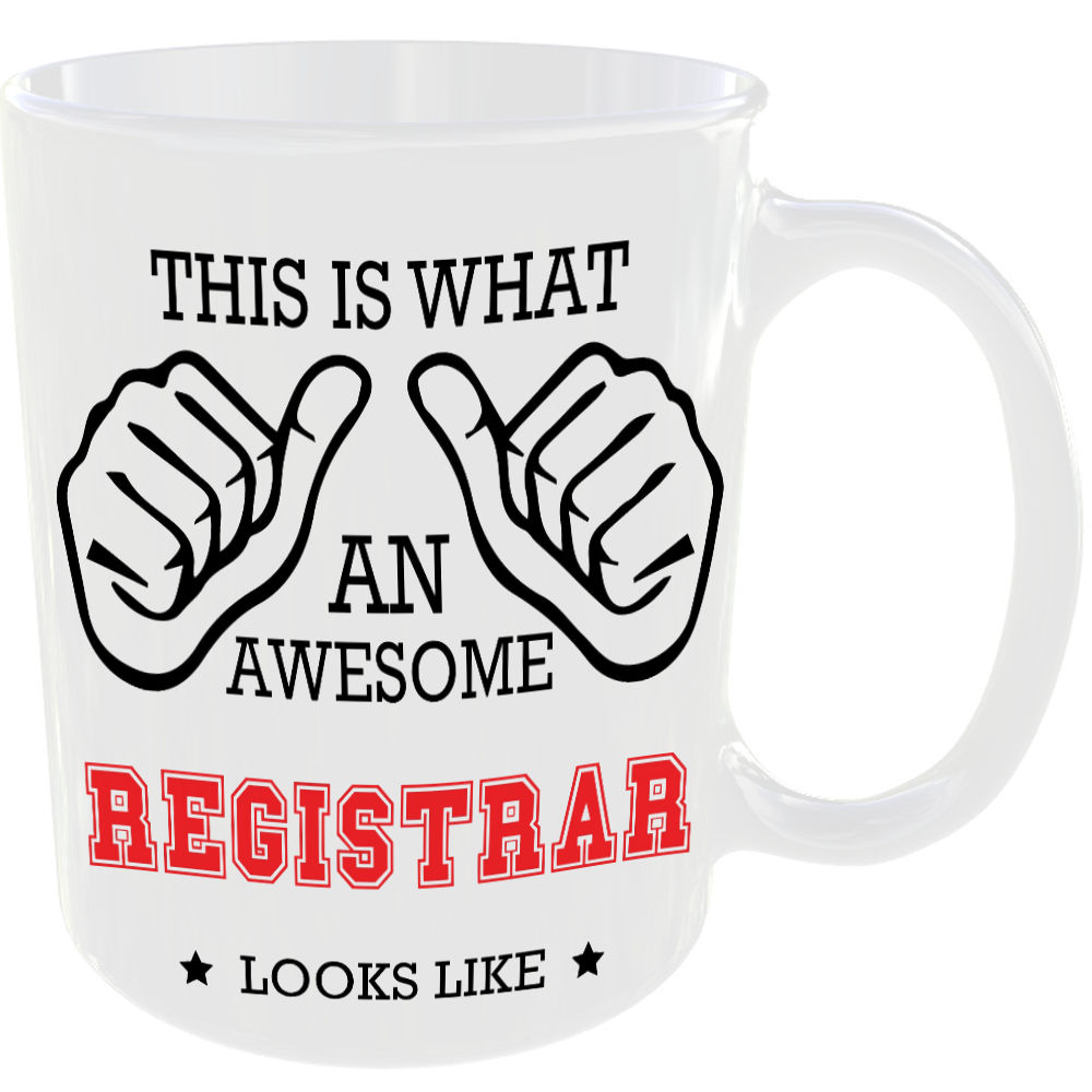 This is what an awesome Registrar looks like - gift mug - Image 2