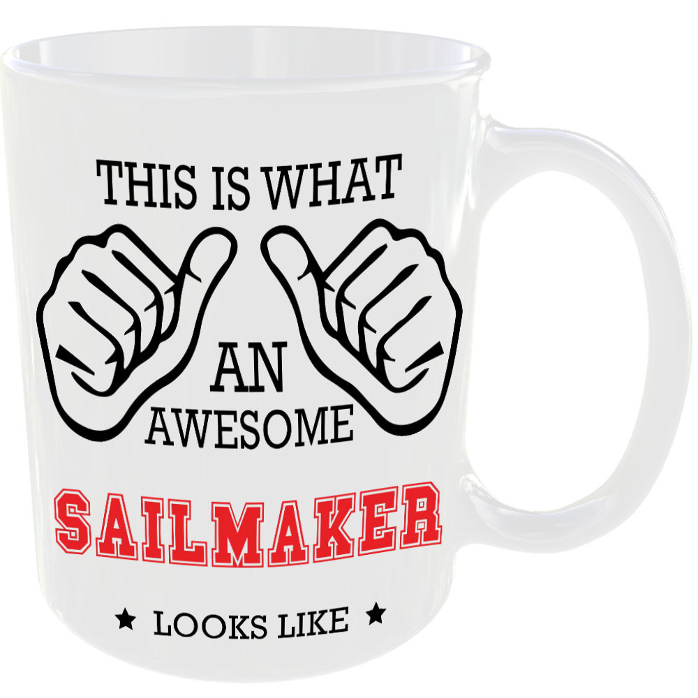This is what an awesome Sailmaker looks like - gift mug - Image 2