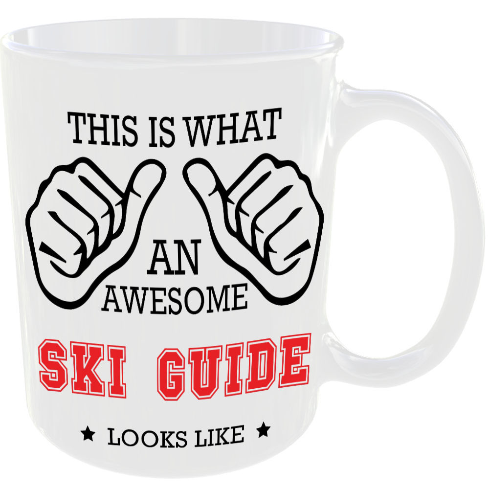 This is what an awesome Ski Guide looks like - gift mug - Image 2