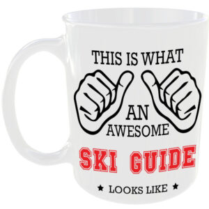 This is what an awesome Ski Guide looks like - gift mug