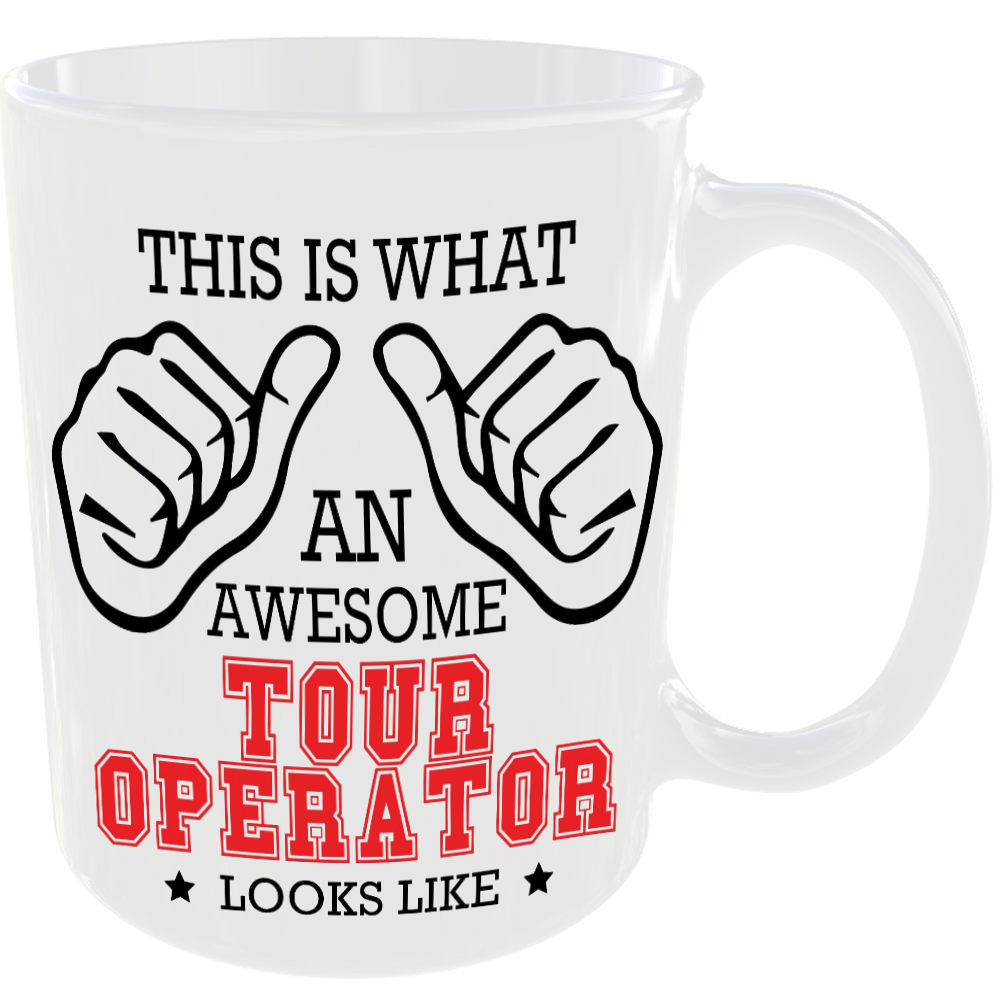 This is what an awesome Tour Operator looks like - gift mug - Image 2