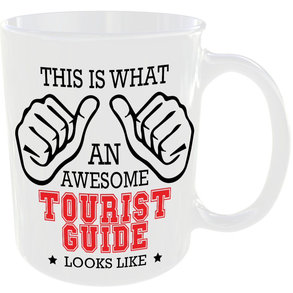 This is what an awesome Tourist Guide looks like - gift mug - Image 2