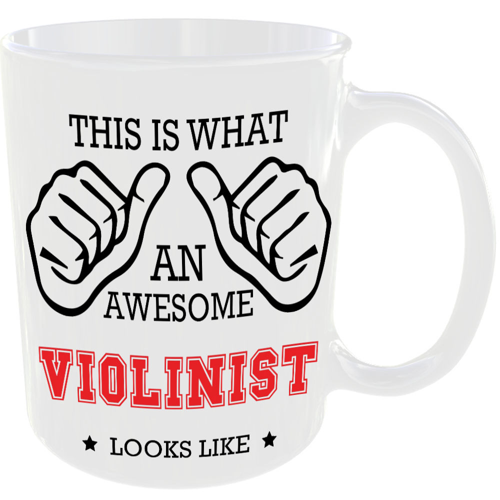 This is what an awesome Violinist looks like - gift mug - Image 2