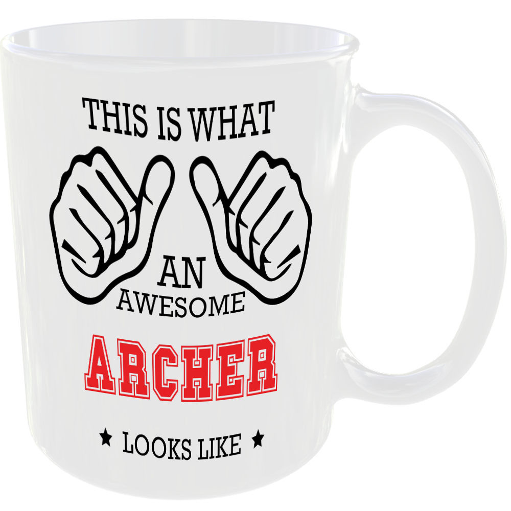 This is what an awesome Archer looks like - gift mug - Image 2
