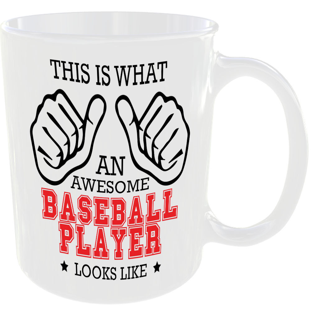 This is what an awesome Baseball Player looks like - gift mug - Image 2