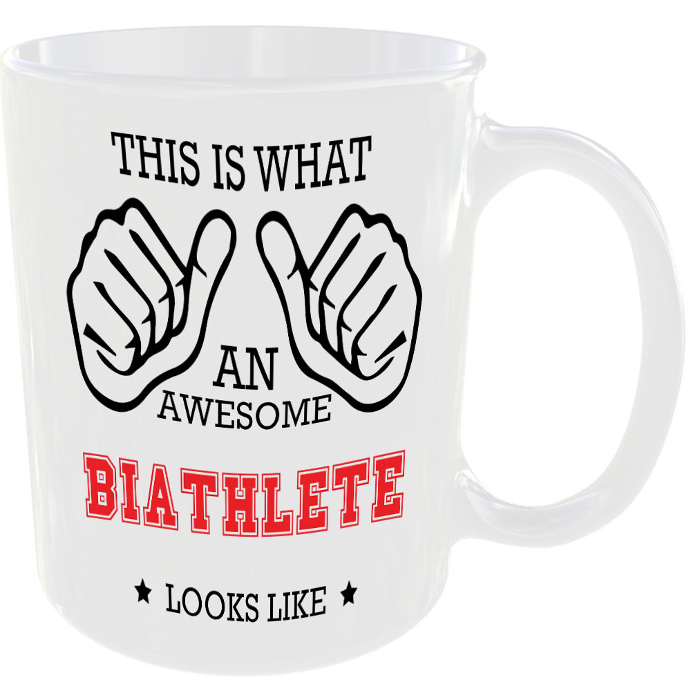 This is what an awesome Biathlete looks like - gift mug - Image 2