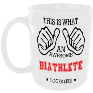 This is what an awesome Biathlete looks like - gift mug