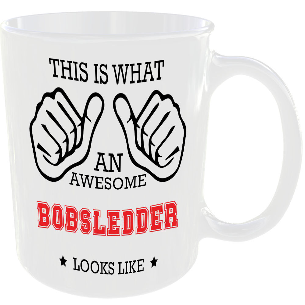This is what an awesome Bobsledder looks like - gift mug - Image 2
