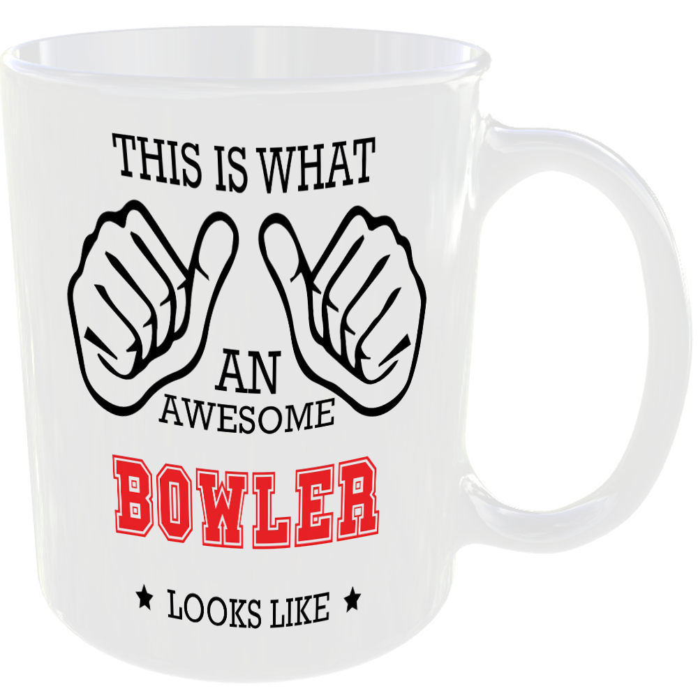 This is what an awesome Bowler looks like - gift mug - Image 2