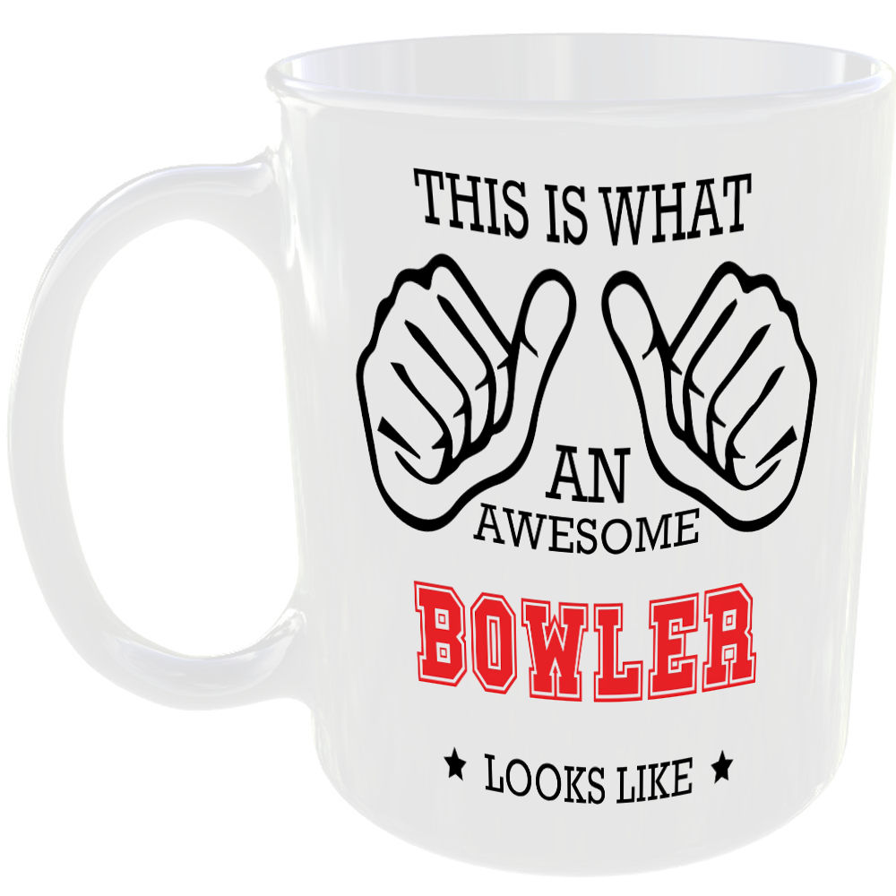 This is what an awesome Bowler looks like - gift mug