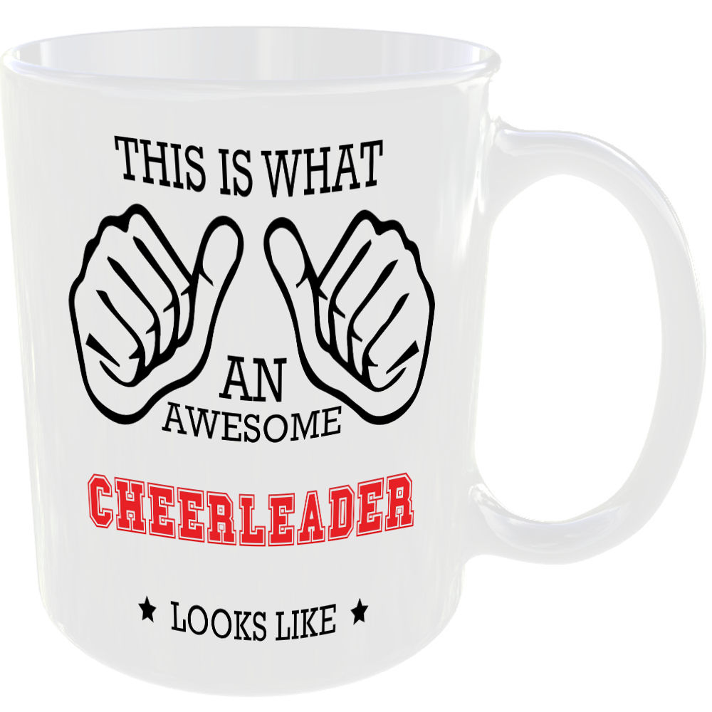 This is what an awesome Cheerleader looks like - gift mug - Image 2