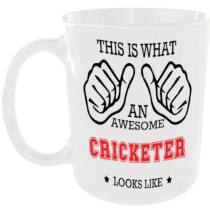 This is what an awesome Cricketer looks like - gift mug