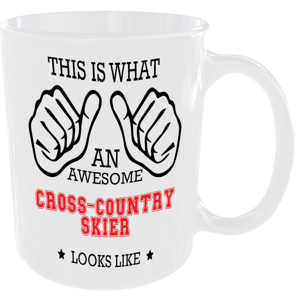 This is what an awesome Cross-Country Skier looks like - gift mug - Image 2