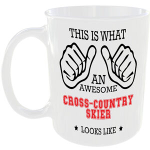 This is what an awesome Cross-Country Skier looks like - gift mug