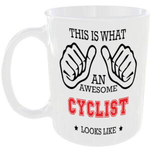 This is what an awesome Cyclist looks like - gift mug