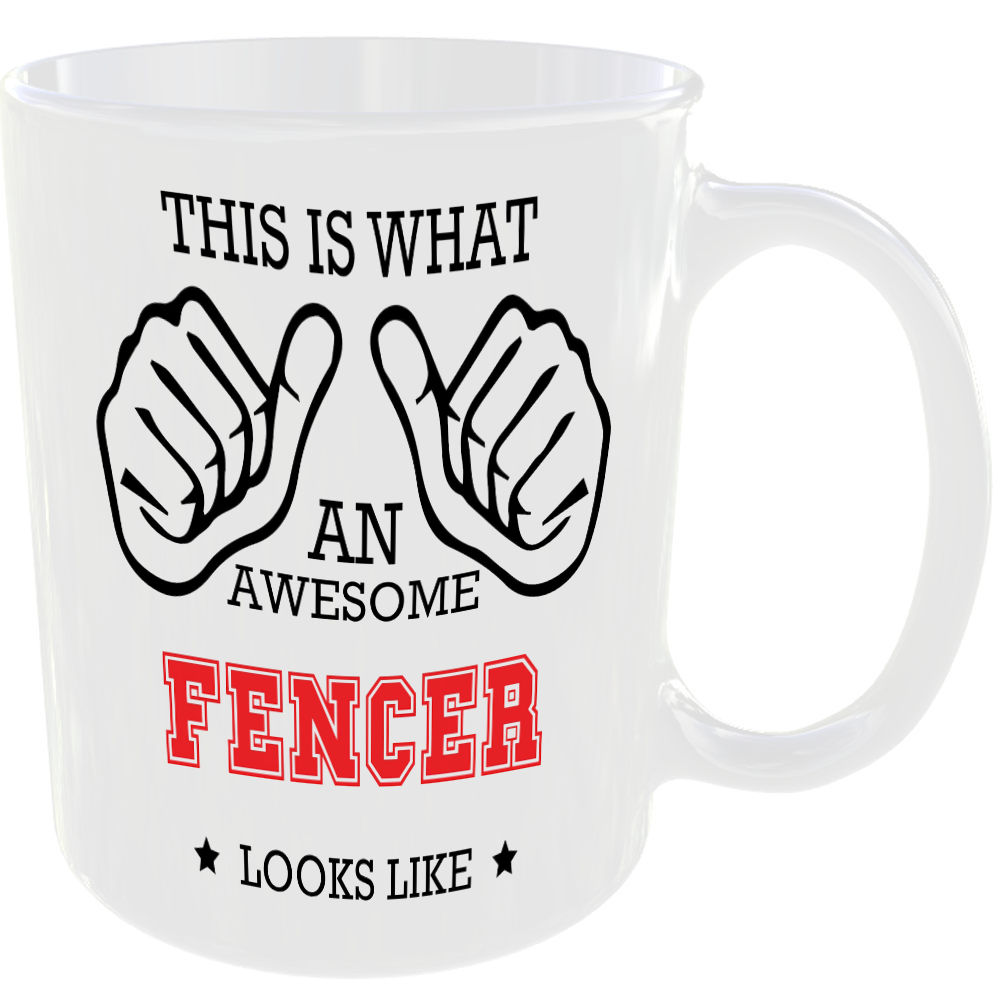 This is what an awesome Fencer looks like - gift mug - Image 2