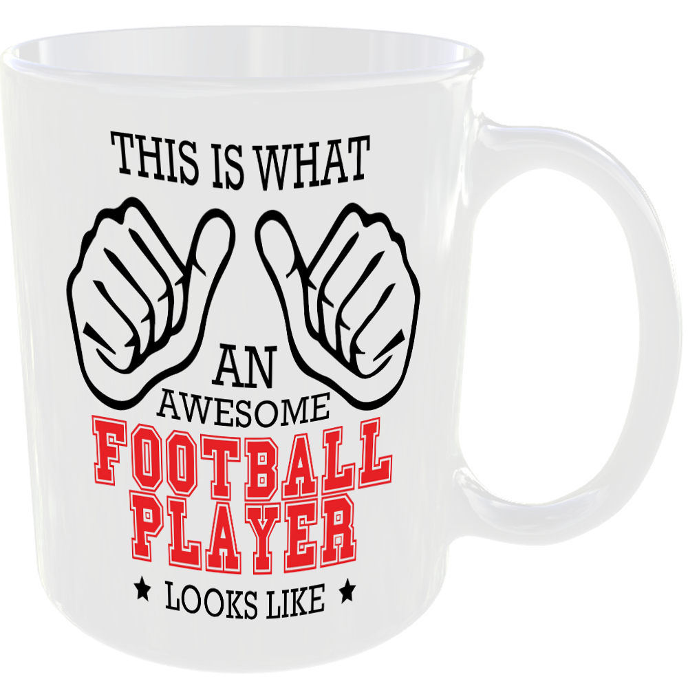 This is what an awesome Football Player looks like - gift mug - Image 2