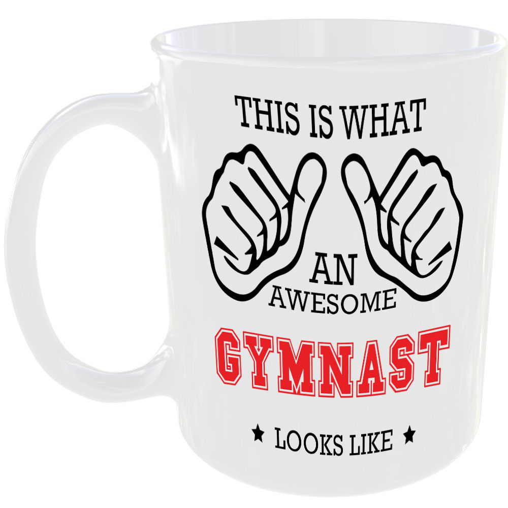 This is what an awesome Gymnast looks like - gift mug