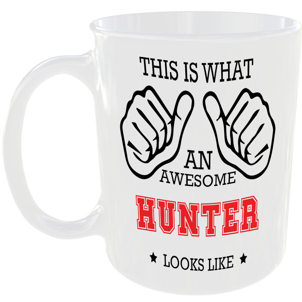 This is what an awesome Hunter looks like - gift mug