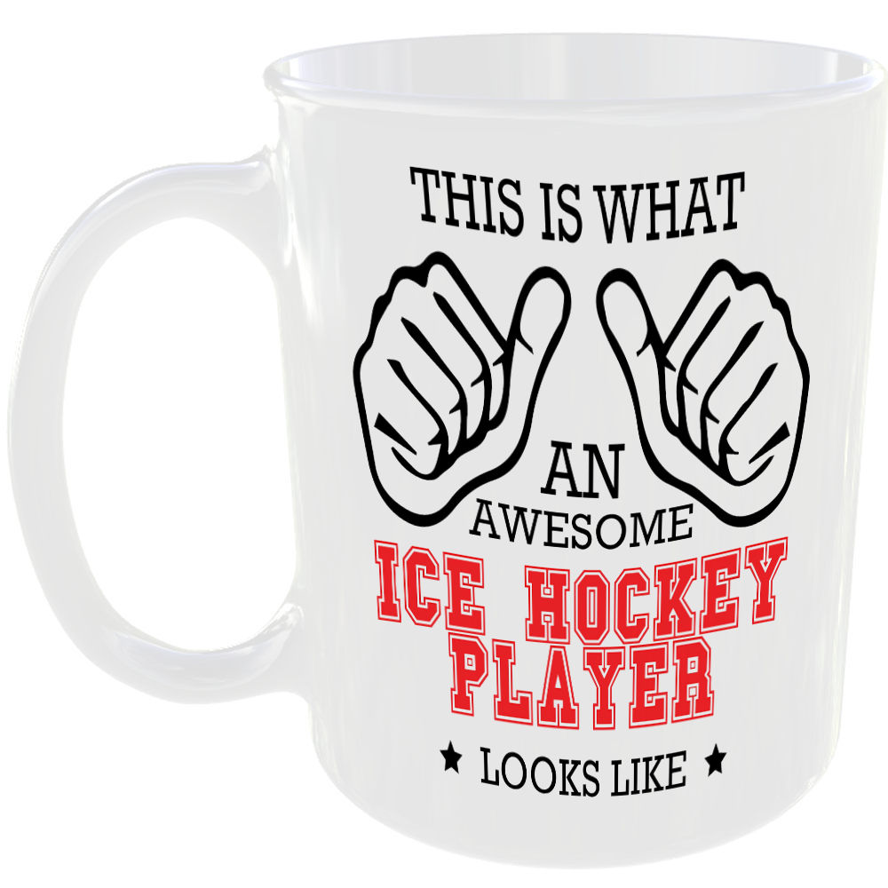 This is what an awesome Ice Hockey Player looks like - gift mug