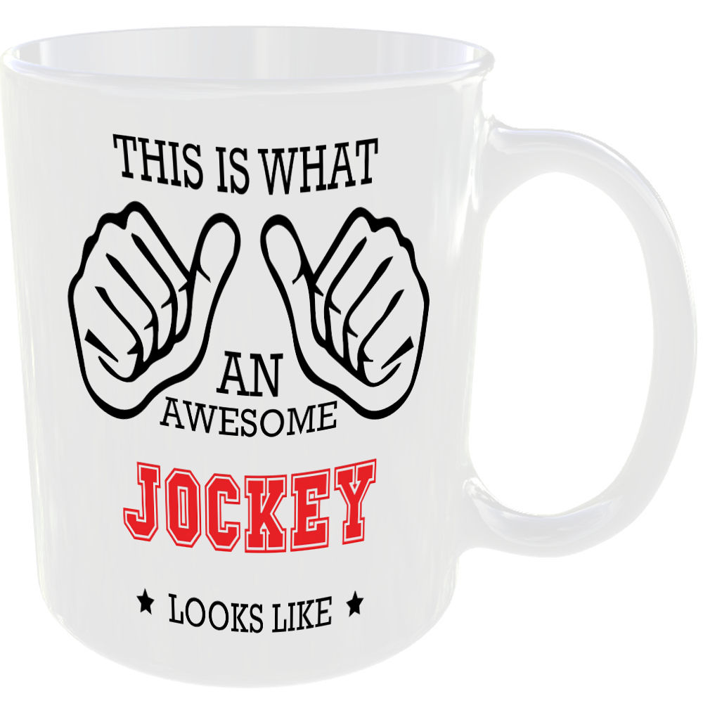 This is what an awesome Jockey looks like - gift mug - Image 2