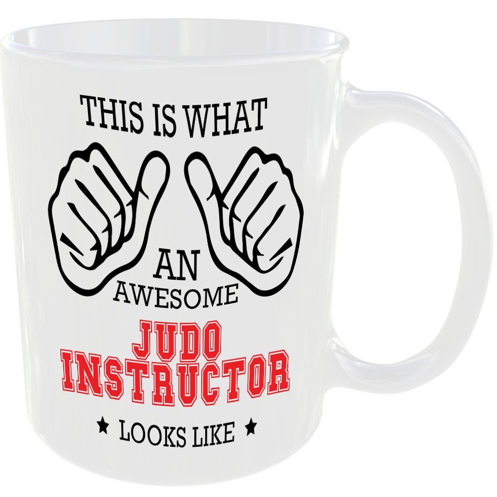 WHAT A AWESOME JUDO INSTRUCTOR LOOKS LIKE MUG IDEAL GIFT CUP FOR WORK JOB CAREER - Image 2