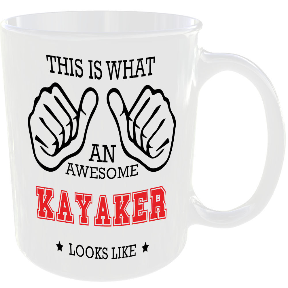 This is what an awesome Kayaker looks like - gift mug - Image 2