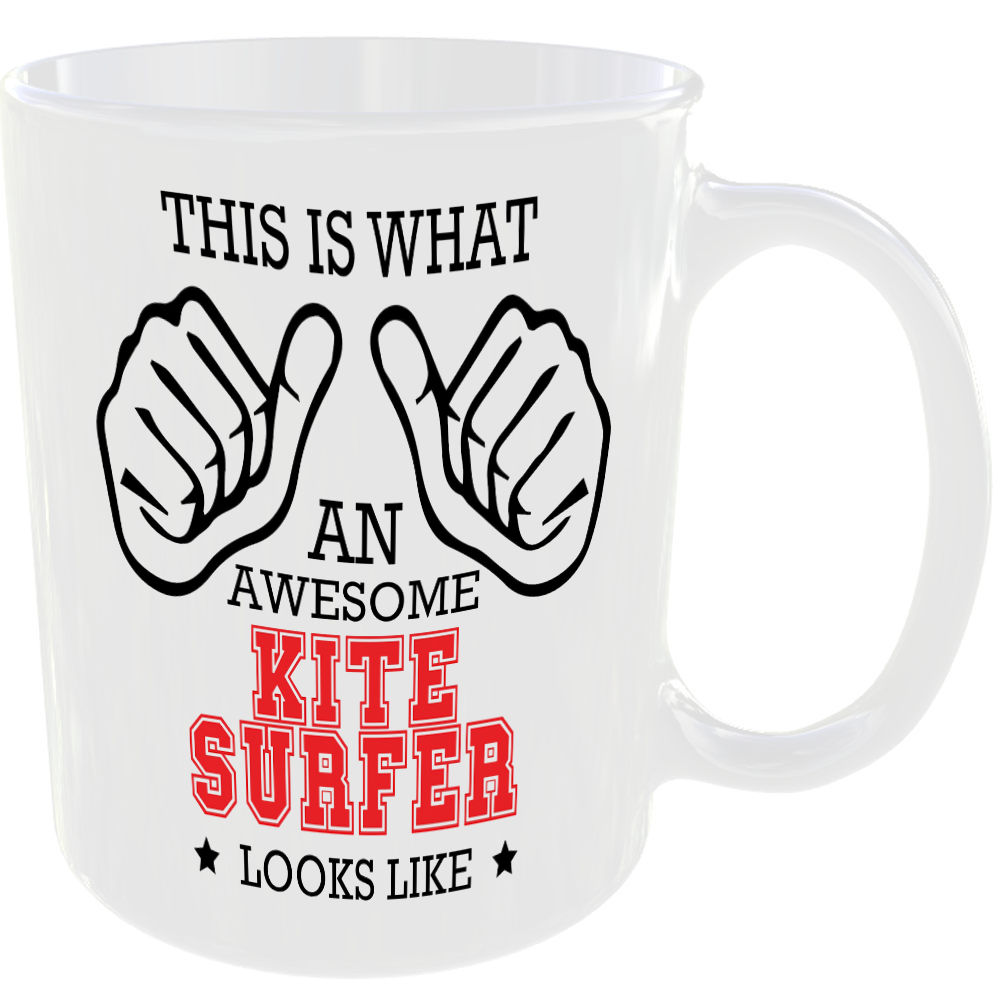 This is what an awesome Kite Surfer looks like - gift mug - Image 2
