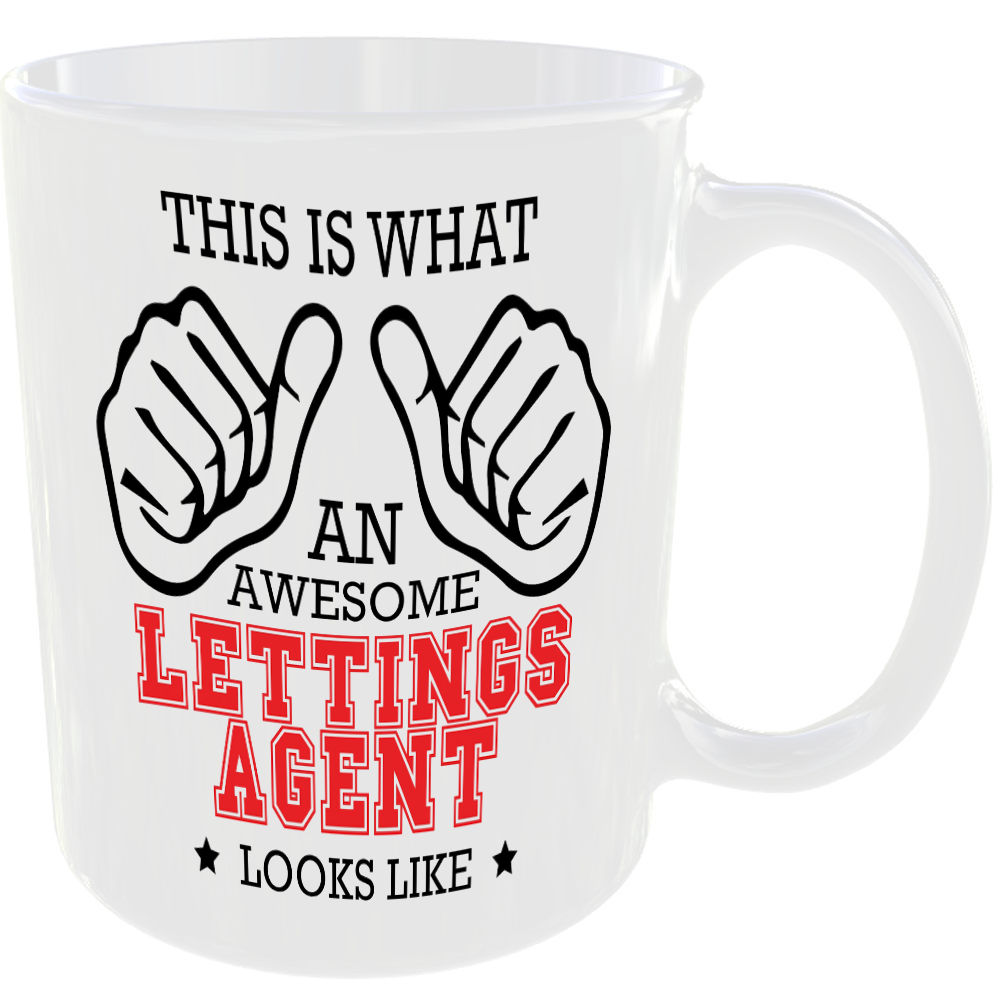WHAT AN AWESOME LETTINGS AGENT LOOKS LIKE MUG IDEAL GIFT CUP FOR WORK JOB CAREER - Image 2