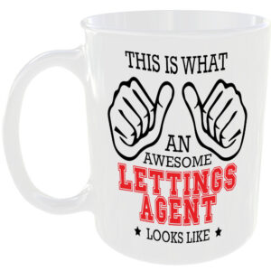 WHAT AN AWESOME LETTINGS AGENT LOOKS LIKE MUG IDEAL GIFT CUP FOR WORK JOB CAREER