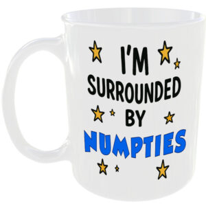 IM SURROUNDED BY NUMPTIES MUG FUNNY INSULT GIFT OFFICE WORK HOME COFFEE TEA CUP