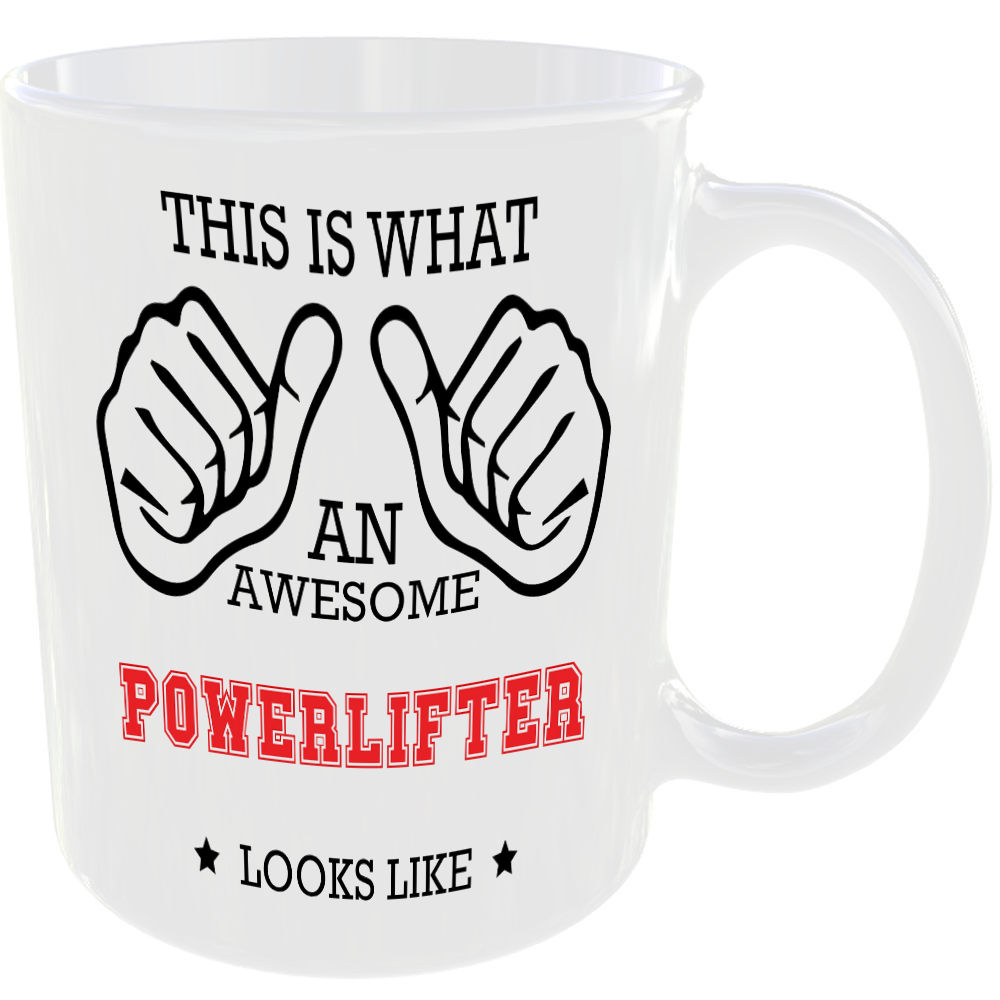 This is what an awesome Powerlifter looks like - gift mug - Image 2
