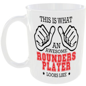 This is what an awesome Rounders Player looks like - gift mug