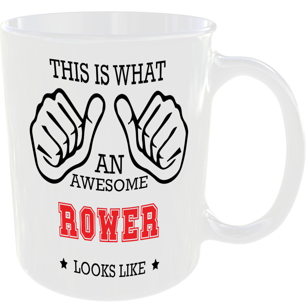 This is what an awesome Rower looks like - gift mug - Image 2