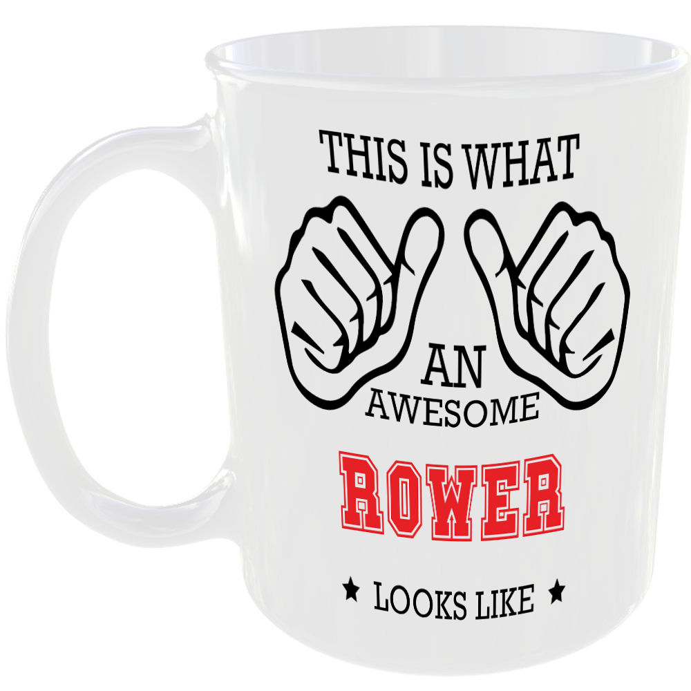 This is what an awesome Rower looks like - gift mug