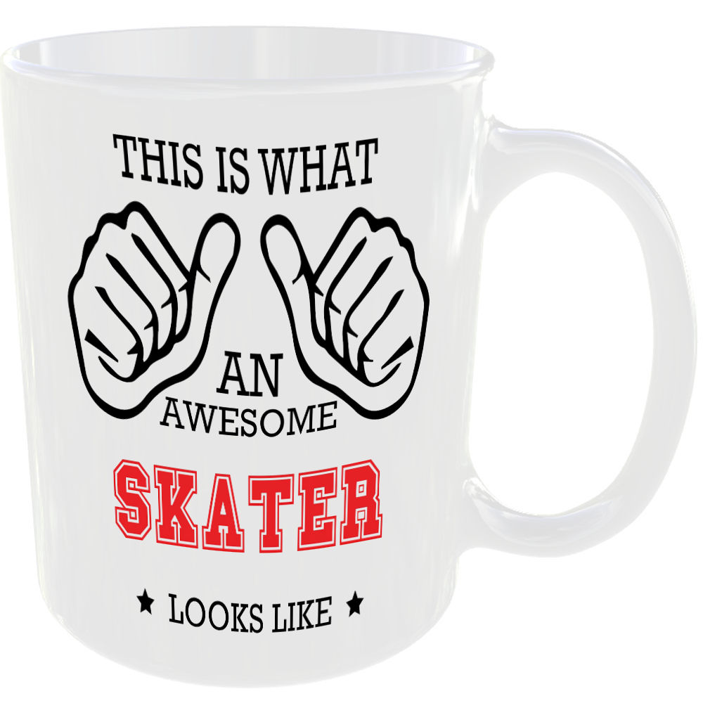 This is what an awesome Skater looks like - gift mug - Image 2