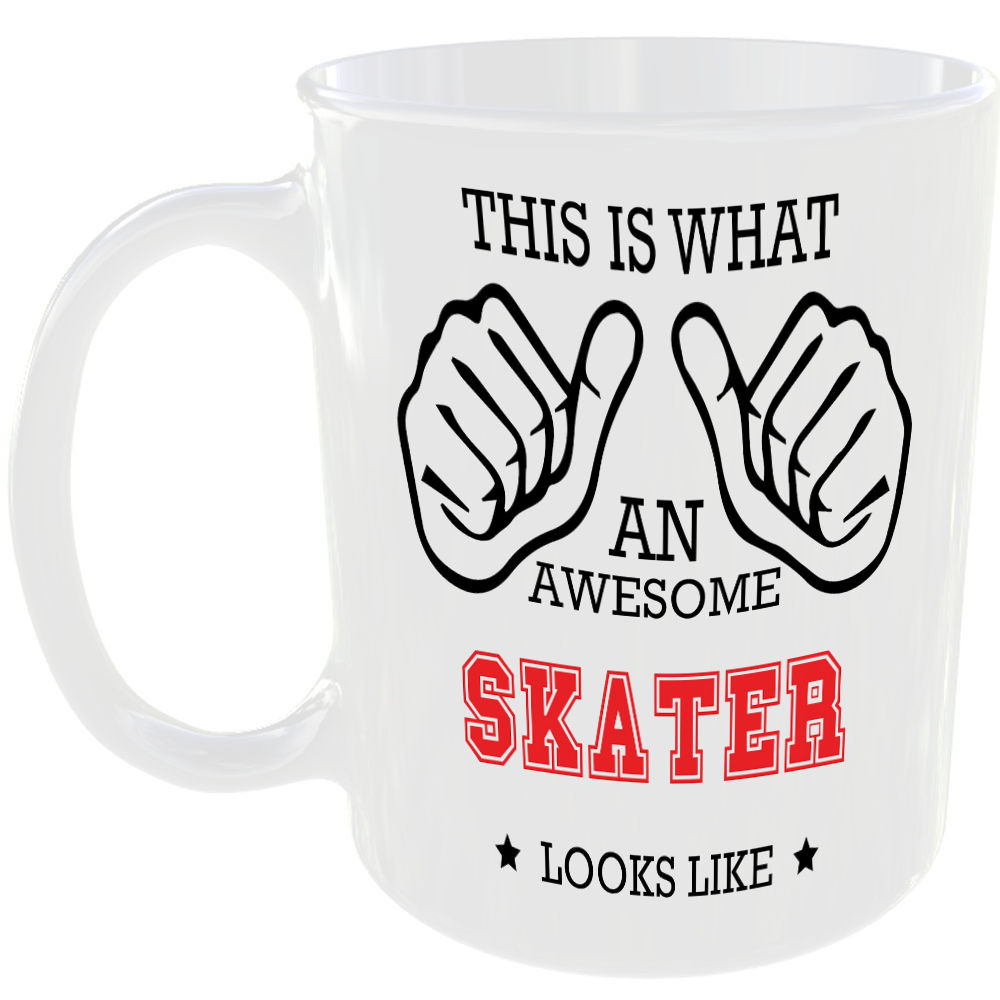 This is what an awesome Skater looks like - gift mug