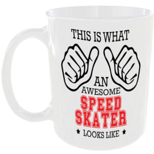 This is what an awesome Speed Skater looks like - gift mug