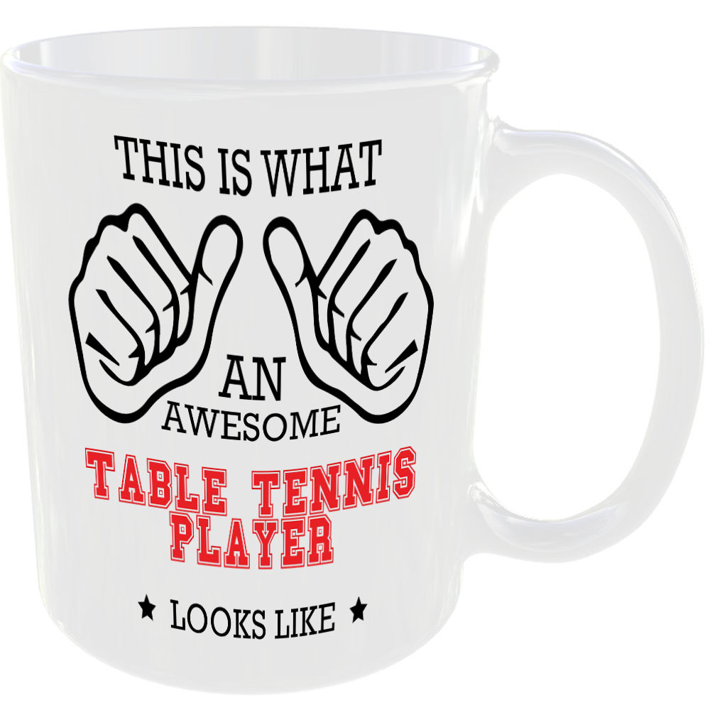 This is what an awesome Table Tennis Player looks like - gift mug - Image 2
