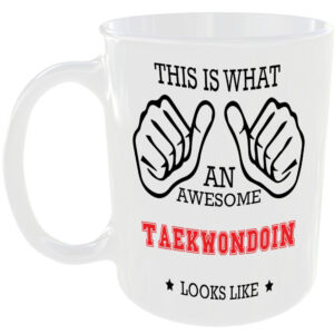 This is what an awesome Taekwondoin looks like - gift mug
