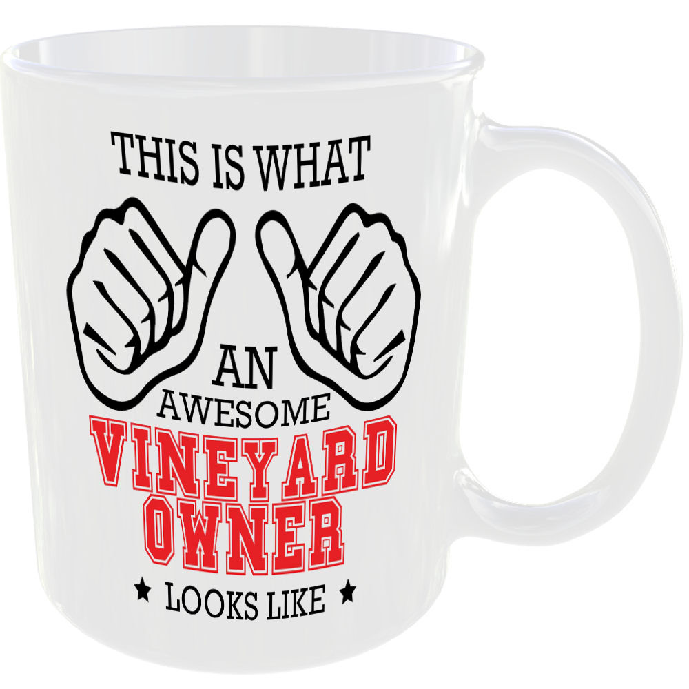 WHAT AN AWESOME VINEYARD OWNER LOOKS LIKE MUG IDEAL GIFT CUP FOR WORK JOB CAREER - Image 2