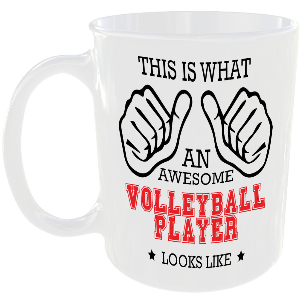 This is what an awesome Volleyball Player looks like - gift mug
