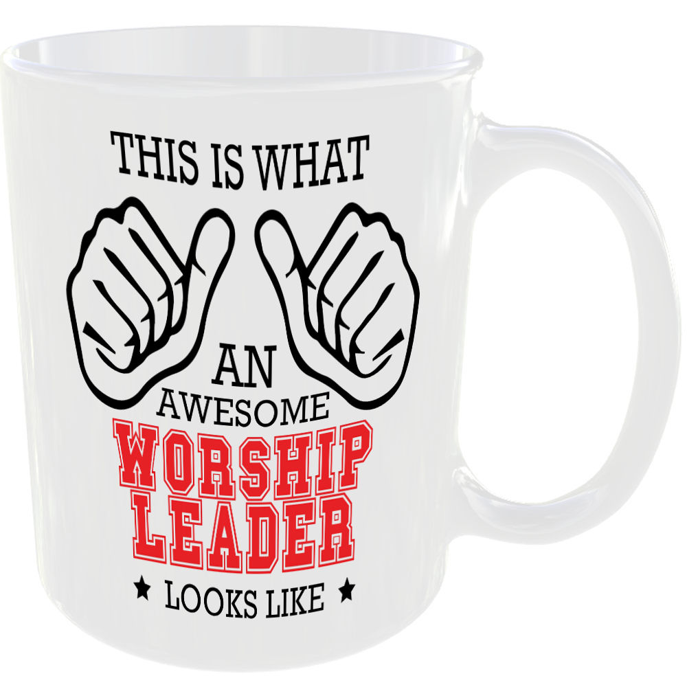 WHAT AN AWESOME WORSHIP LEADER LOOKS LIKE MUG IDEAL GIFT CUP FOR WORK JOB CAREER - Image 2