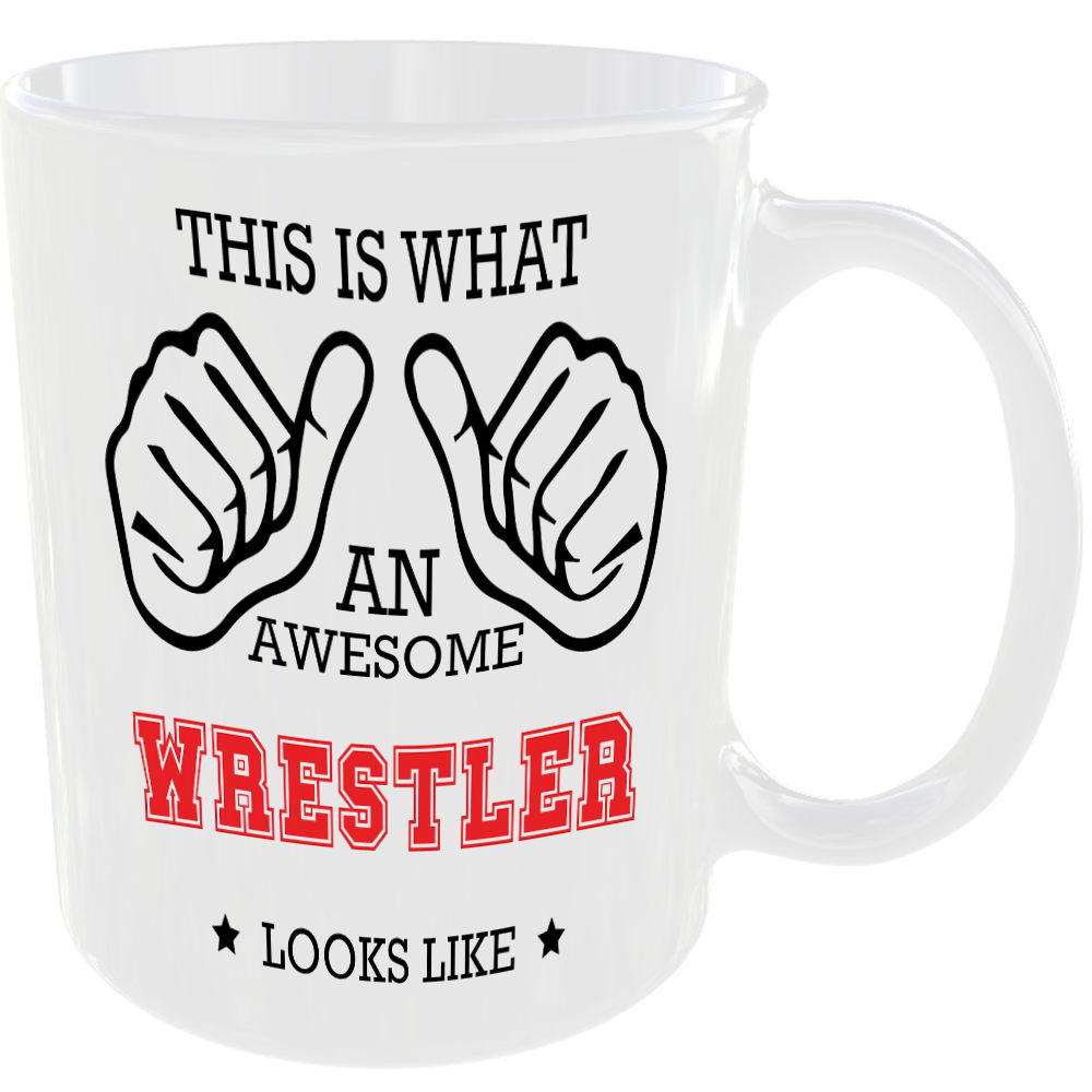 This is what an awesome Wrestler looks like - gift mug - Image 2