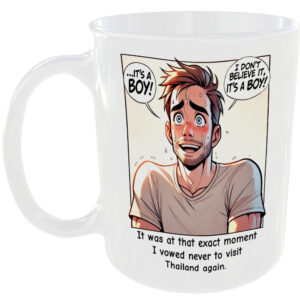 Its a Boy Funny Thailand Dad Father Meme Gift Mug
