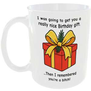 Really Nice Birthday Gift - But Remebered You’re a bitch - gift mug