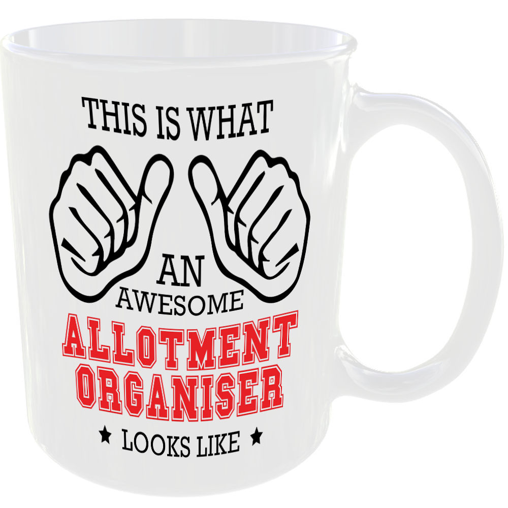 THIS IS WHAT AN AWESOME ALLOTMENT ORGANISER LOOKS LIKE MUG IDEAL GIFT CUP FOR WORK JOB CAREER - Image 2