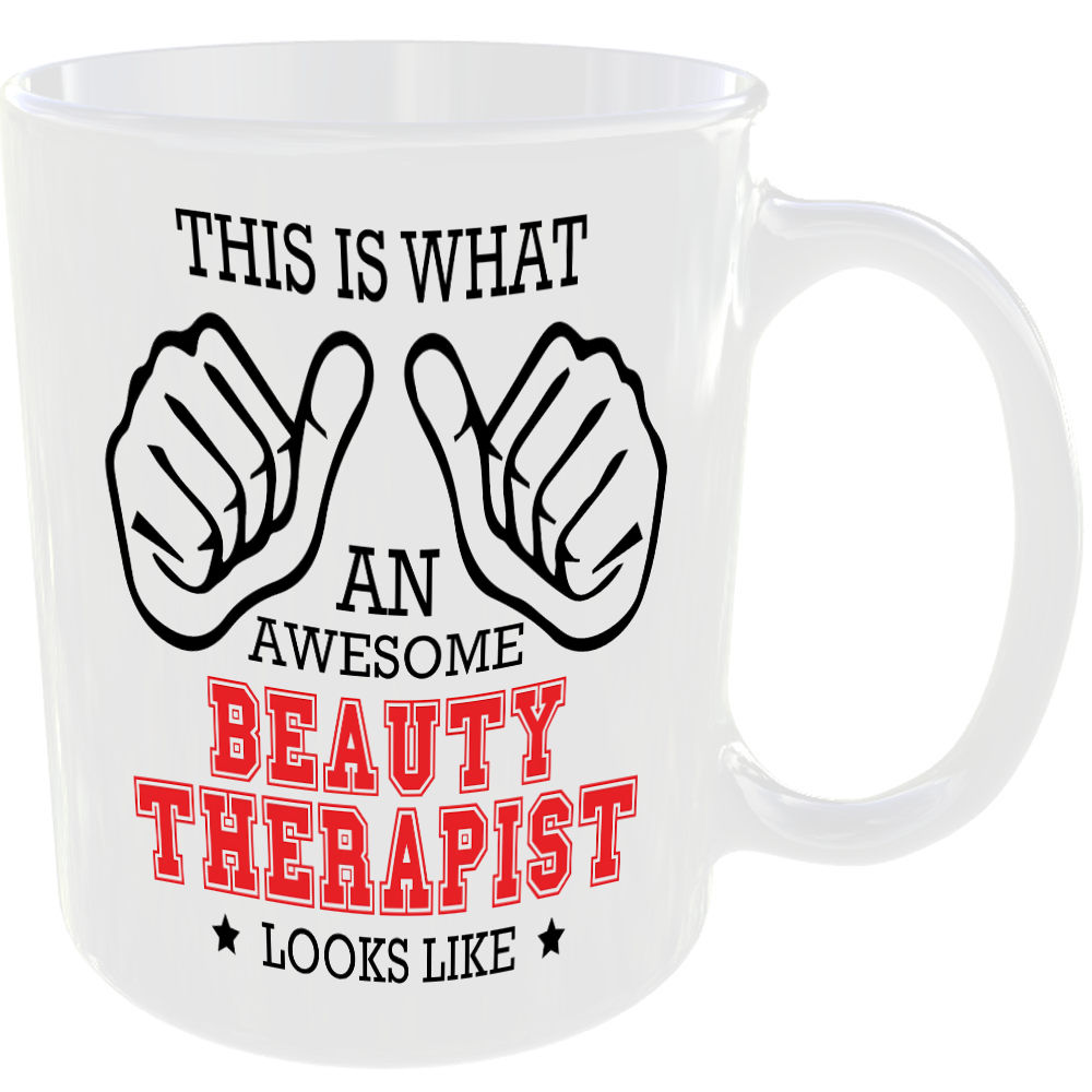THIS IS WHAT AN AWESOME BEAUTY THERAPIST LOOKS LIKE MUG IDEAL GIFT CUP FOR JOB CAREER - Image 2