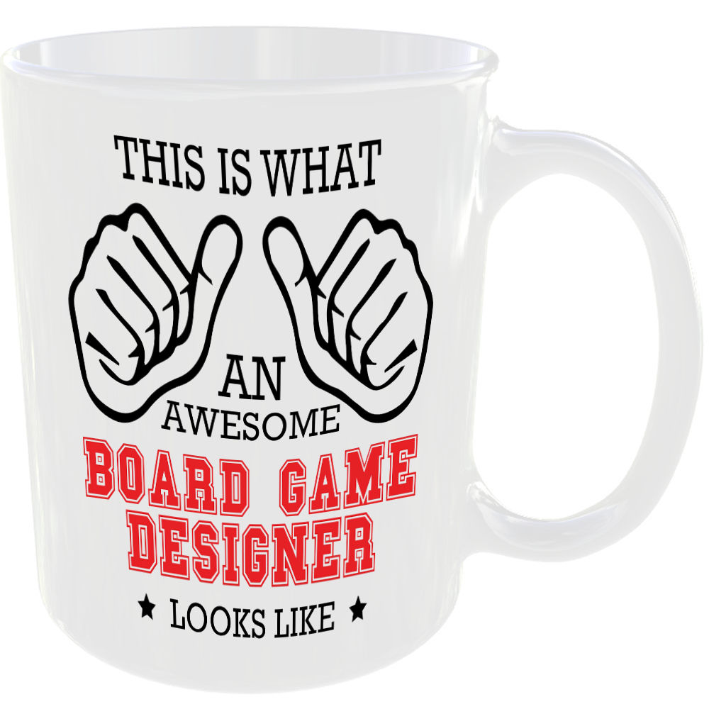 THIS IS WHAT AN AWESOME BOARD GAME DESIGNER LOOKS LIKE MUG IDEAL GIFT CUP FOR WORK JOB CAREER - Image 2