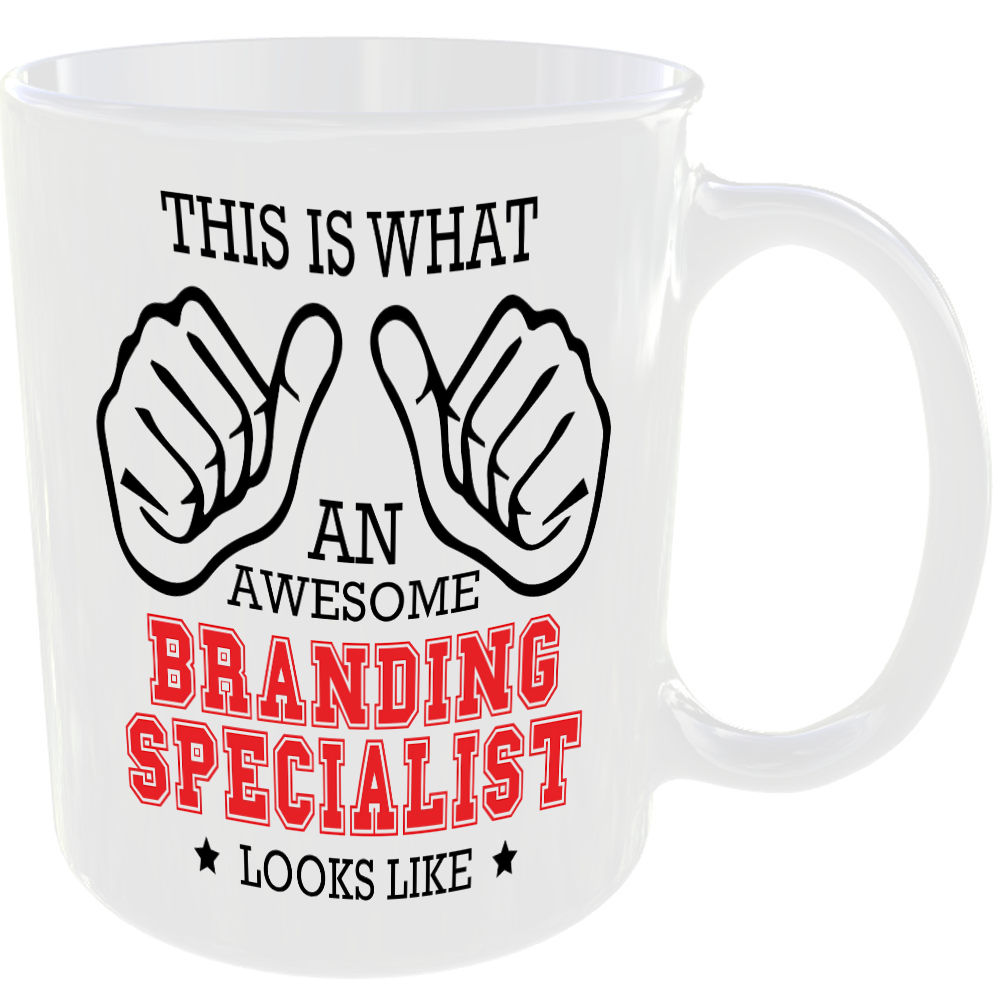 THIS IS WHAT AN AWESOME BRANDING SPECIALIST LOOKS LIKE MUG IDEAL GIFT CUP FOR WORK JOB CAREER - Image 2